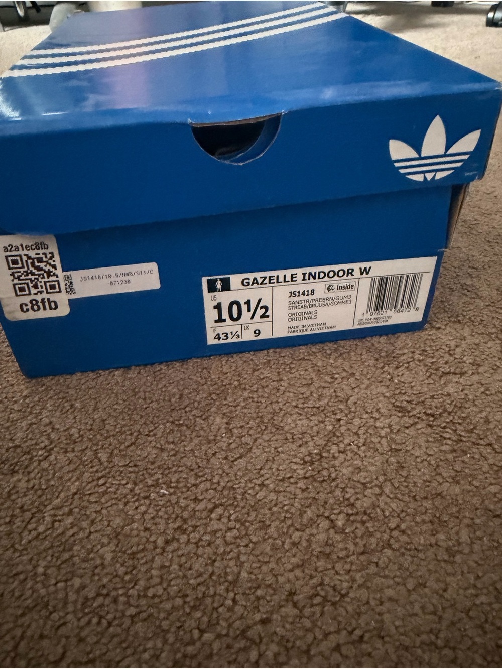 adidas Gazelle Indoor W Shoe Box